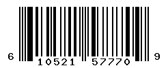 UPC barcode 610521577709