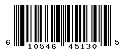 UPC barcode number 610546451305