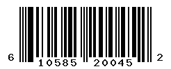 UPC barcode number 610585200452