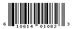 upc 610614010823 barcode image