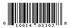 UPC barcode 610614011028