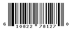 UPC barcode number 610822781270