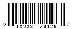 UPC barcode number 610822781287