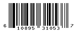 UPC barcode number 610895310537