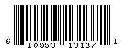 UPC barcode number 610953131371