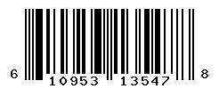 UPC barcode number 610953135478