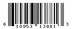 UPC barcode number 610953138813