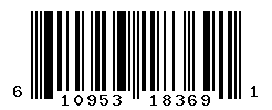 UPC barcode number 610953183691