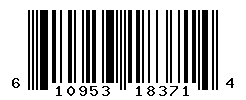 UPC barcode number 610953183714