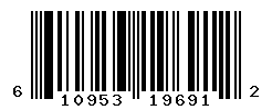 UPC barcode number 610953196912