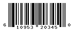 UPC barcode number 610953203450