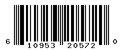 UPC barcode number 610953205720