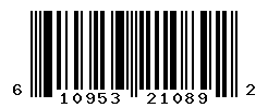 UPC barcode number 610953210892