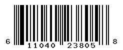 UPC barcode 611040238058