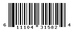 UPC barcode 611104315824