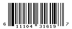 UPC barcode 611104316197