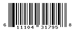 UPC barcode 611104317958