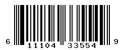 UPC barcode 611104335549