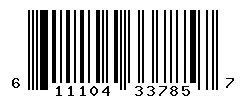 UPC barcode 611104337857