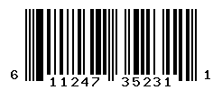 UPC barcode number 611247352311