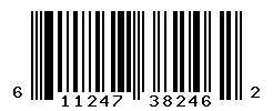 UPC barcode number 611247382462
