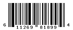 UPC barcode number 611269818994