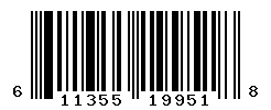 UPC barcode number 611355199518