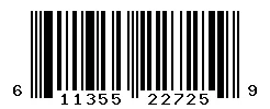UPC barcode 611355227259