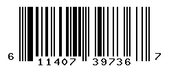 UPC barcode 611407397367