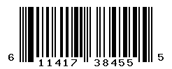 UPC barcode number 611417384555