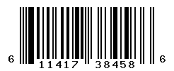 UPC barcode number 611417384586