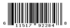 UPC barcode 611517922848