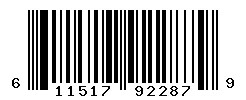 UPC barcode 611517922879