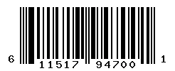 611517947001 barcode