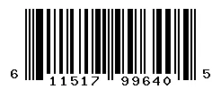 611517996405 barcode