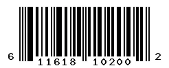 611618102002 barcode