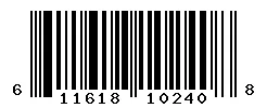 611618102408 barcode