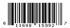 UPC barcode number 611698159927