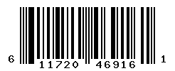 upc 611720469161 barcode image