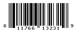 UPC barcode number 611766132319