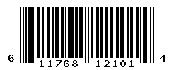 UPC barcode number 611768121014
