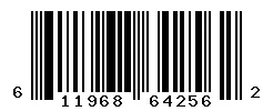 UPC barcode 611968642562