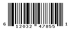 UPC barcode number 612032478551
