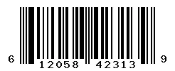 UPC barcode 612058423139