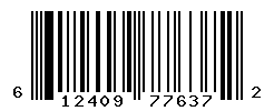 UPC barcode number 612409776372