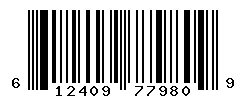 upc 612409779809 barcode image