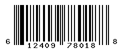 upc 612409780188 barcode image
