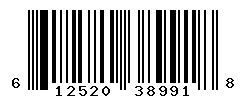 UPC barcode number 612520389918