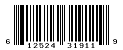 UPC barcode number 612524319119