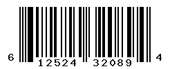 UPC barcode number 612524320894